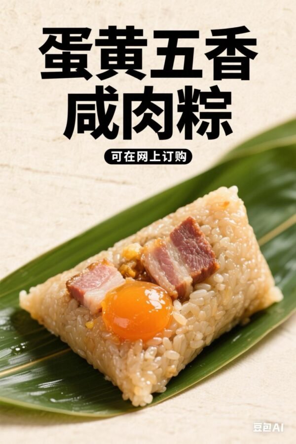 雙黃五香鹹肉糭 330g